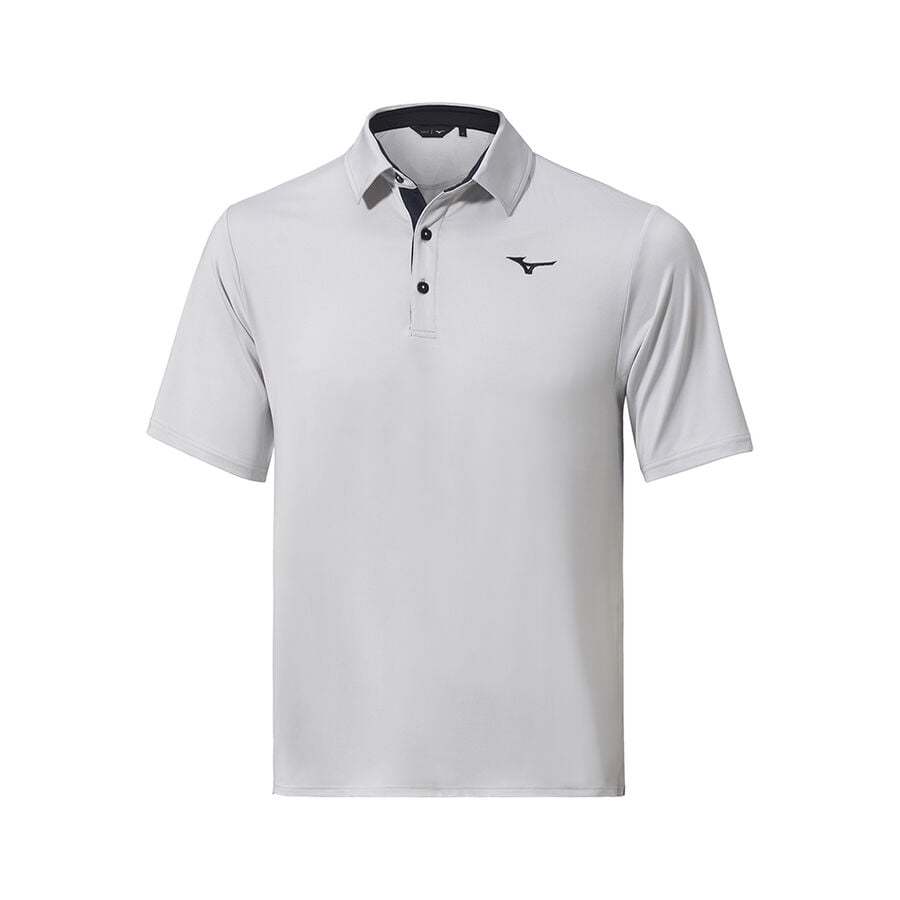 Beige Men\'s Mizuno QD Comp Polo Tops | Philippines-625743