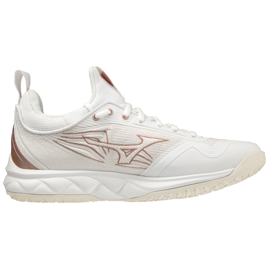 Beige Women's Mizuno Wave Luminous 2 Volleyball Shoes | Philippines-517904