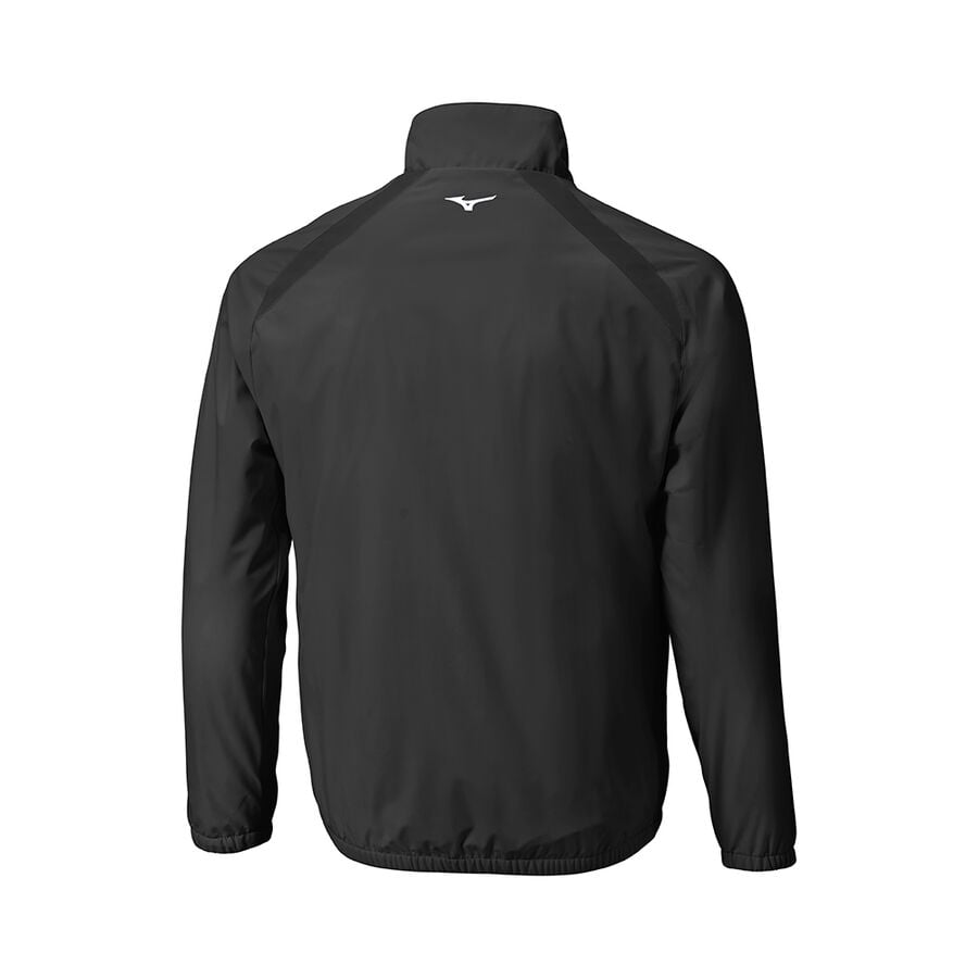 Black Men's Mizuno Breath Thermo Move Tech Jackets | Philippines-694351