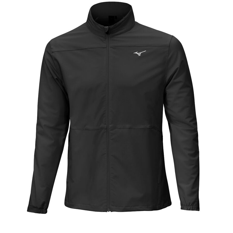 Black Men\'s Mizuno Windlite Jackets | Philippines-634089