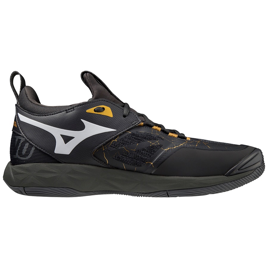 Black Women's Mizuno Wave Momentum 2 Volleyball Shoes | Philippines-576803