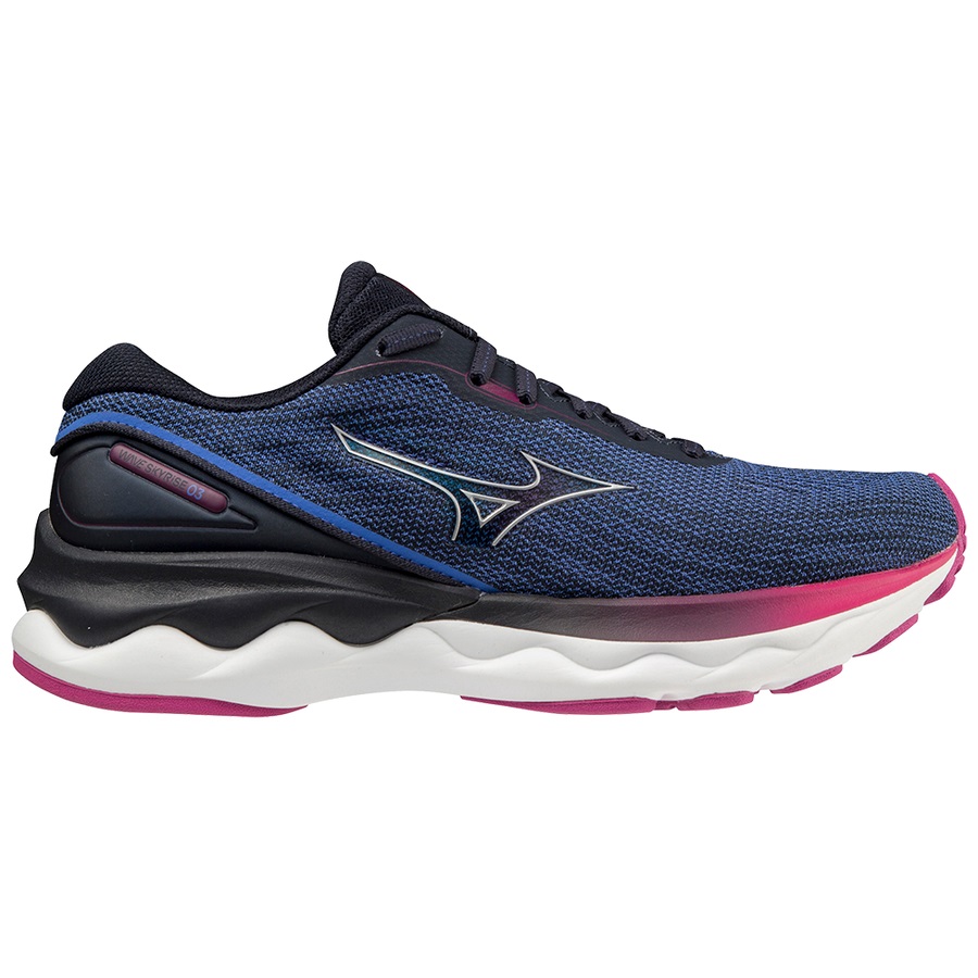 Black Women's Mizuno Wave Skyrise 3 Running Shoes | Philippines-938264