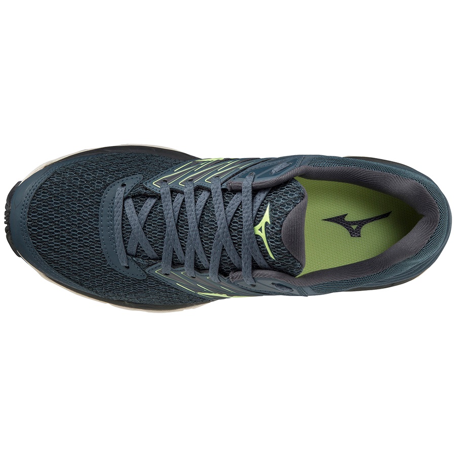 Blue / Light Green Men's Mizuno Wave Paradox 5 Running Shoes | Philippines-140368