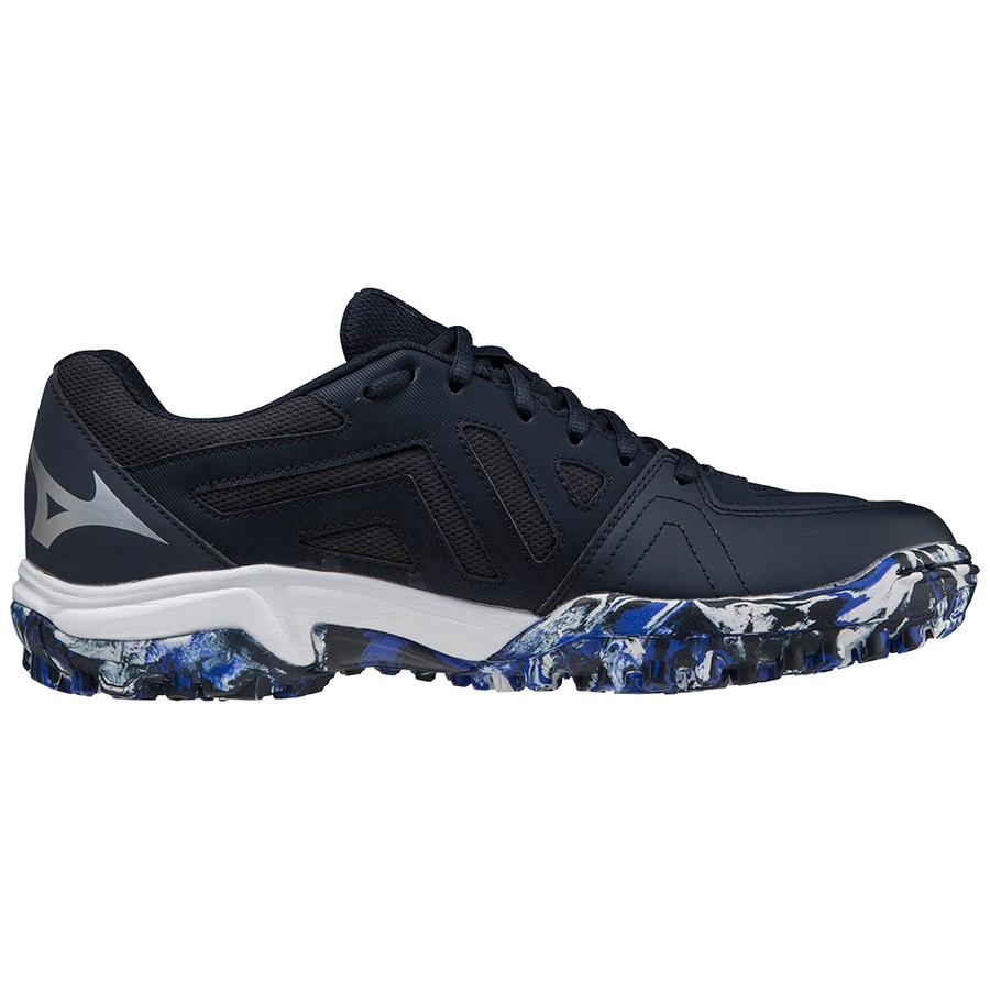 Blue / Red Women's Mizuno Wave Lynx Field Hockey Shoes | Philippines-097456