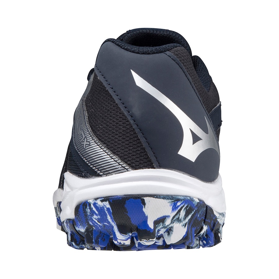 Blue / Red Women's Mizuno Wave Lynx Field Hockey Shoes | Philippines-097456