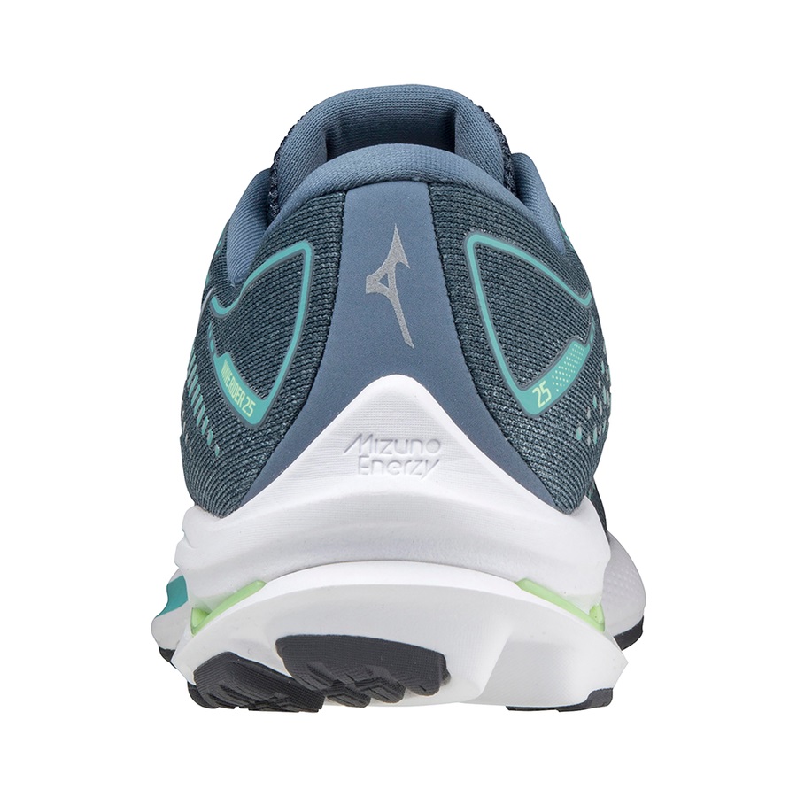 Blue / Turquoise Women's Mizuno Wave Rider 25 Running Shoes | Philippines-325168