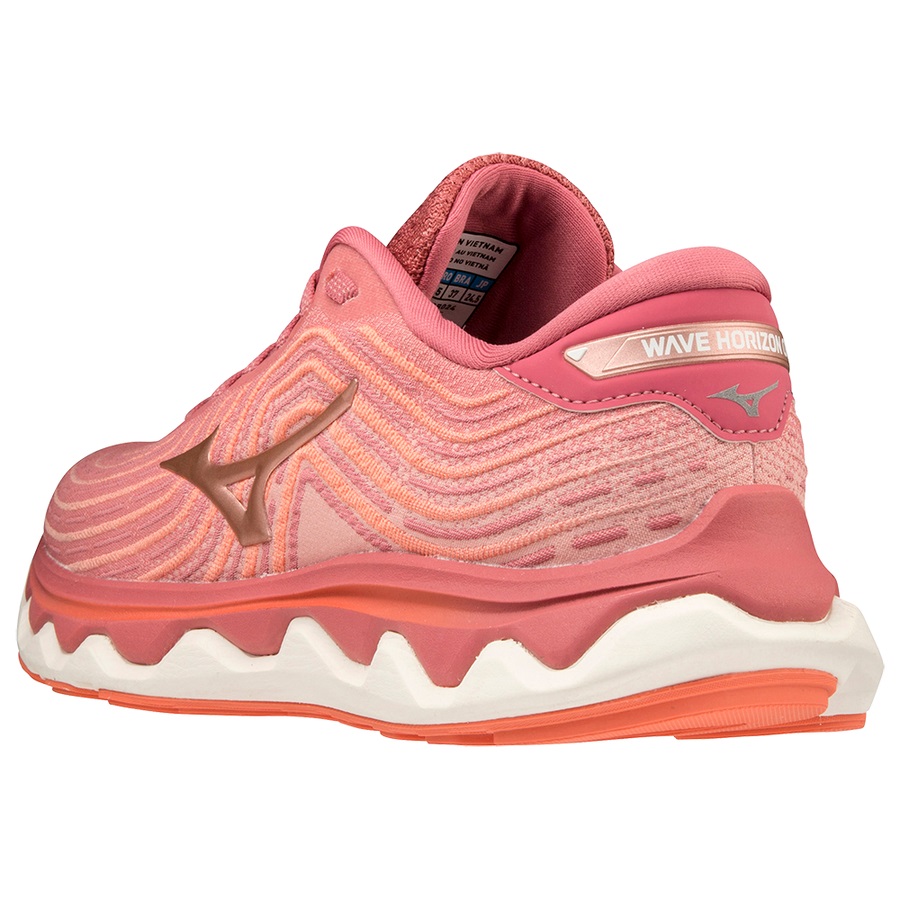 Dark Red / Copper Women's Mizuno Wave Horizon 6 Running Shoes | Philippines-219054