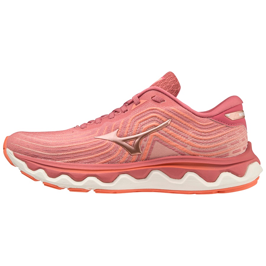 Dark Red / Copper Women\'s Mizuno Wave Horizon 6 Running Shoes | Philippines-219054