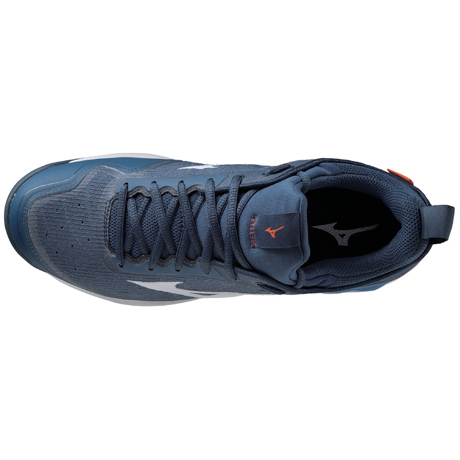 Dark / White / Blue Men's Mizuno Wave Luminous 2 Volleyball Shoes | Philippines-407923