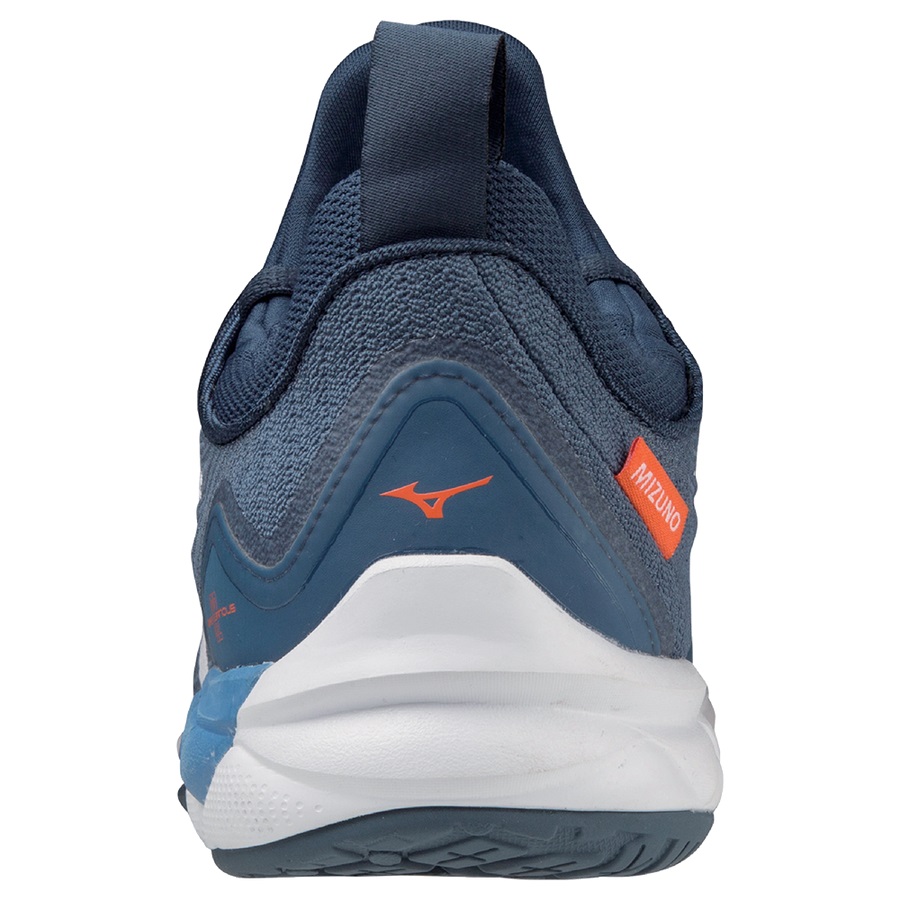 Dark / White / Blue Men's Mizuno Wave Luminous 2 Volleyball Shoes | Philippines-407923