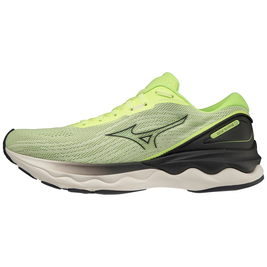 Green Men\'s Mizuno Wave Skyrise 3 Running Shoes | Philippines-725863
