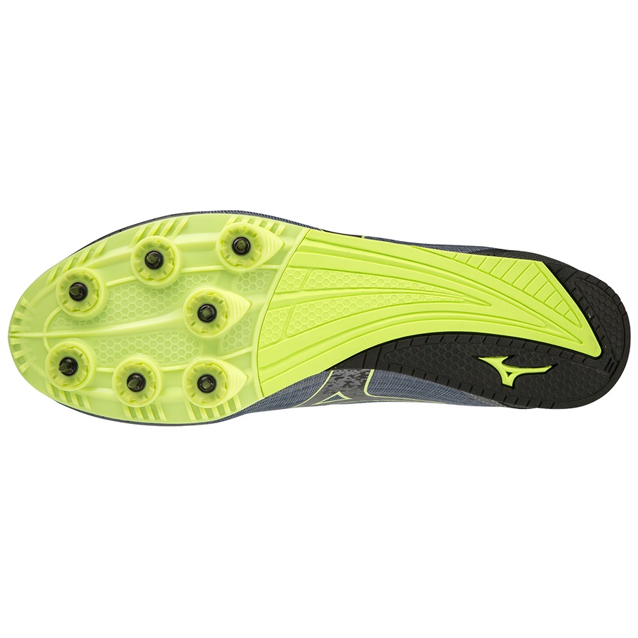 Grey Metal / Light Green Women's Mizuno X First Running Shoes | Philippines-456120