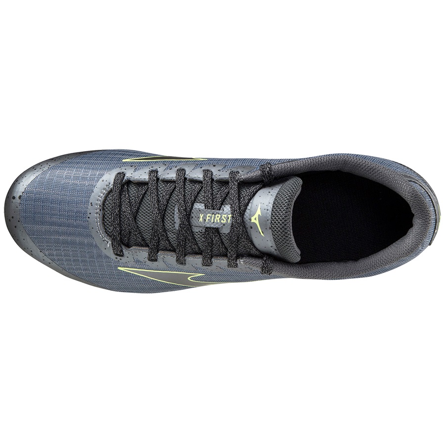 Grey Metal / Light Green Women's Mizuno X First Running Shoes | Philippines-456120