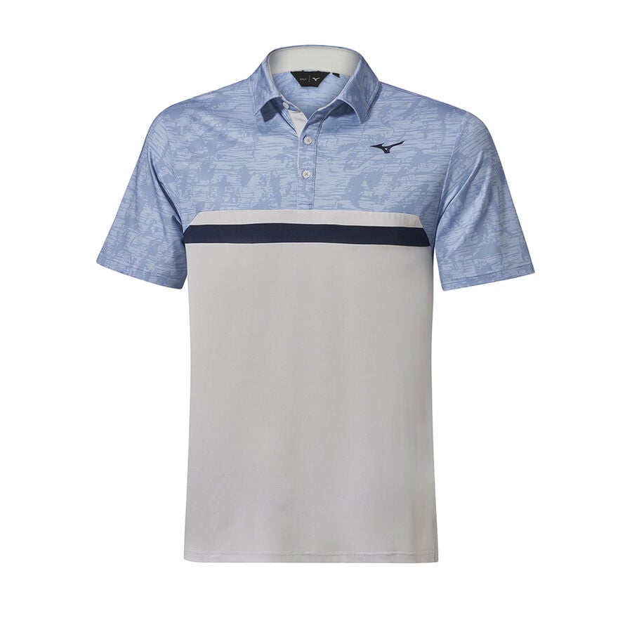 Light Men\'s Mizuno QD Hazard ST Polo Tops | Philippines-418790