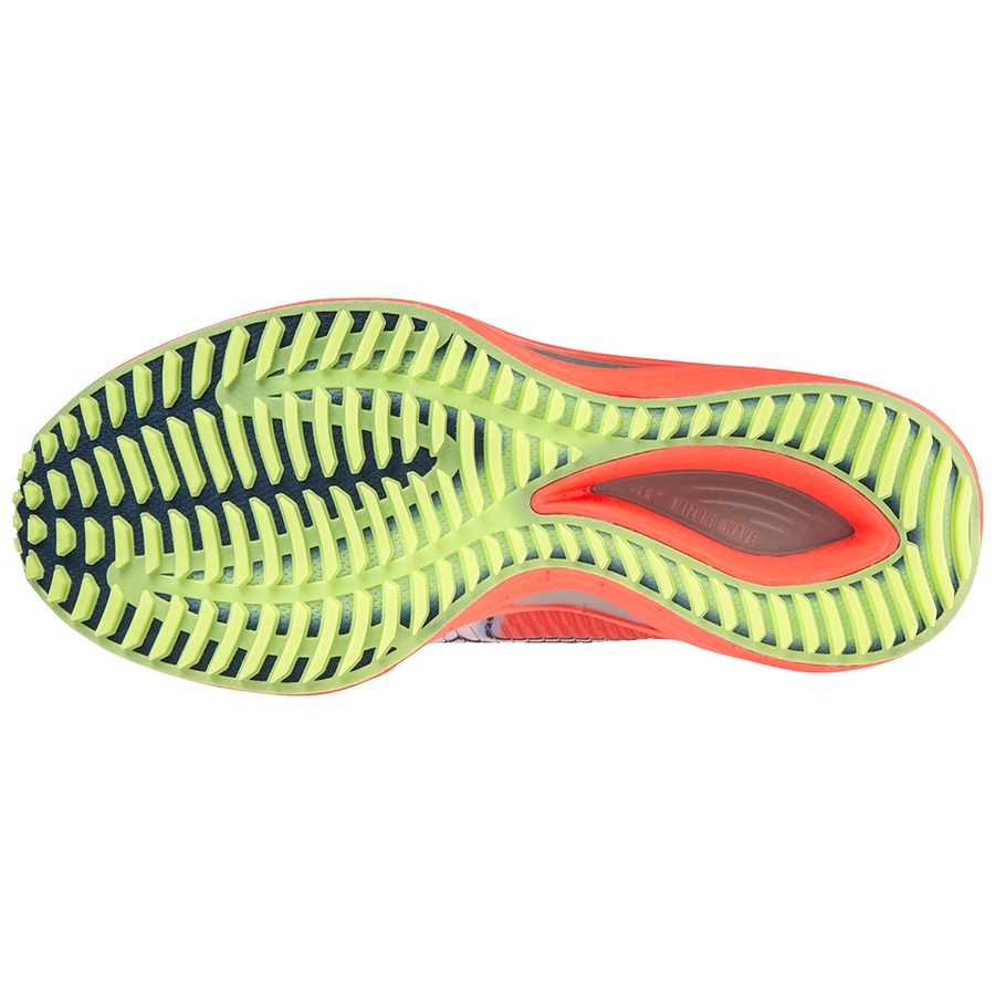 Orange Women's Mizuno Wave Rebellion Running Shoes | Philippines-281340