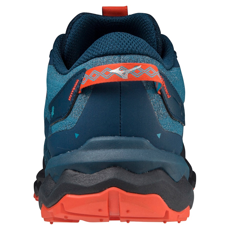 Peacock Men's Mizuno Wave Daichi 7 Trail Running Shoes | Philippines-106275