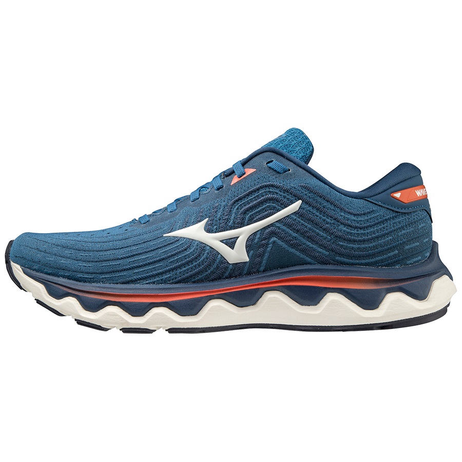 Peacock Men\'s Mizuno Wave Horizon 6 Running Shoes | Philippines-158329