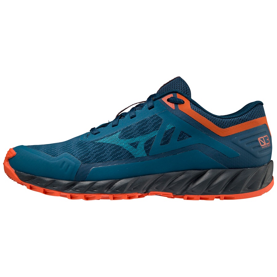 Peacock Men\'s Mizuno Wave Ibuki 3 Trail Running Shoes | Philippines-216408