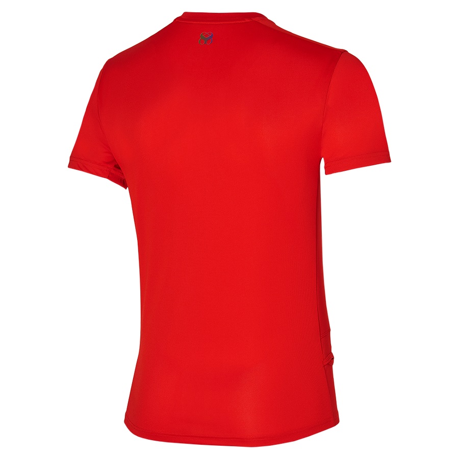 Red Men's Mizuno Inifinity 88 Tee | Philippines-746583