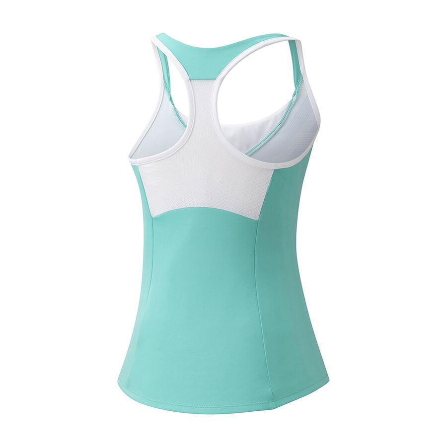 Turquoise Women's Mizuno Printed Tank | Philippines-579320