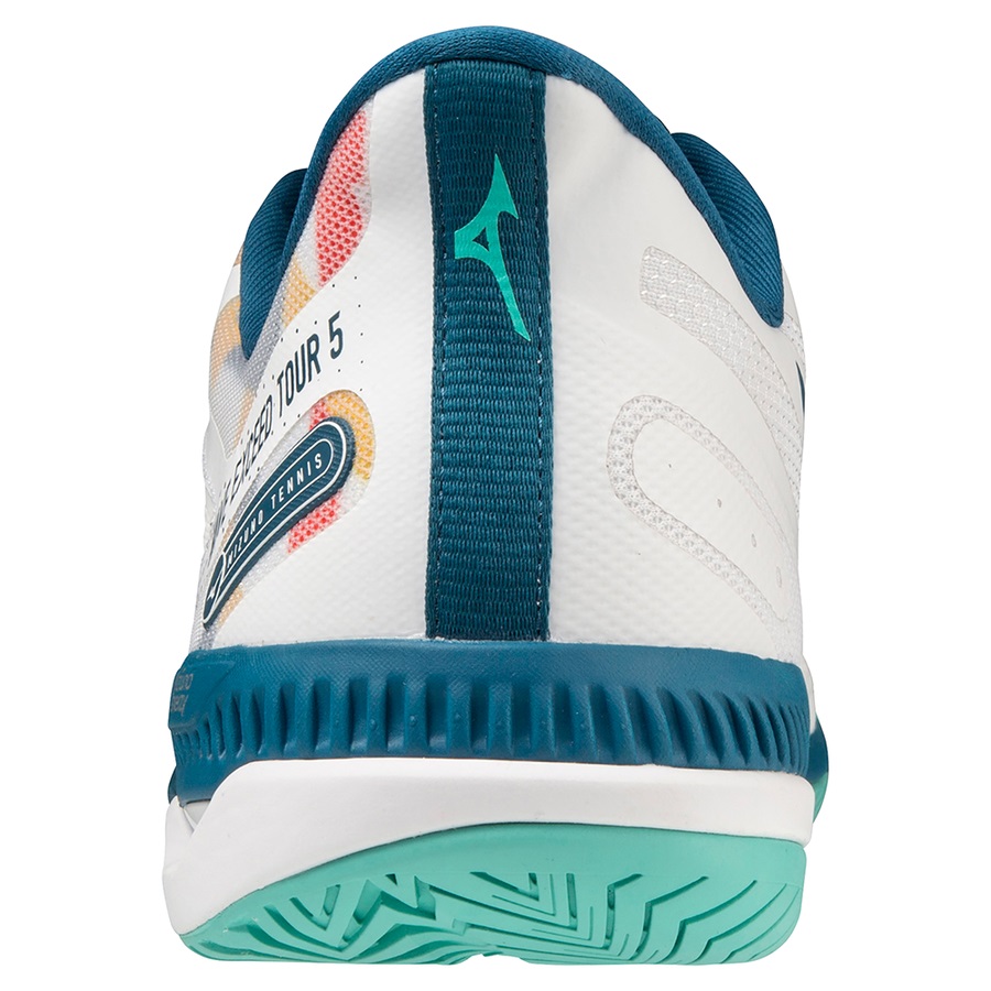Turquoise Women's Mizuno Wave Exceed Tour 5 AC Tennis Shoes | Philippines-364079