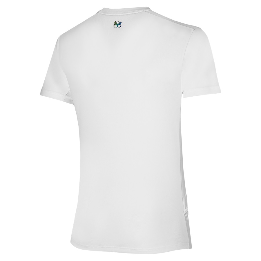 White Men's Mizuno Inifinity 88 Tee | Philippines-490526