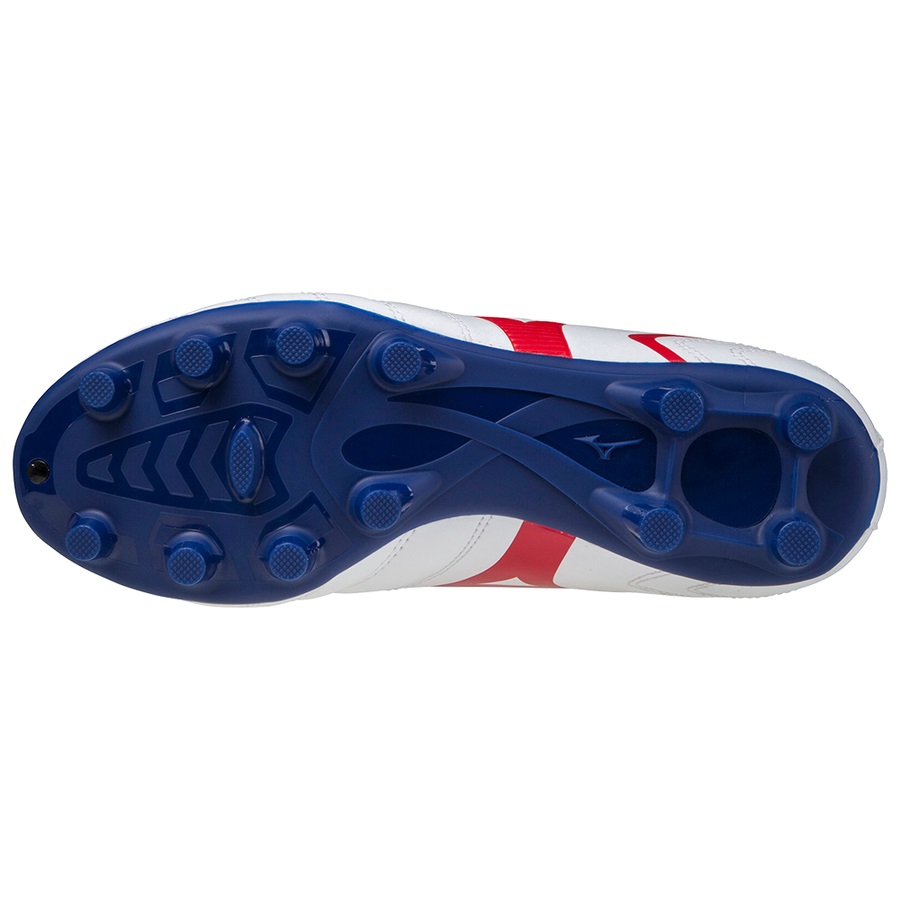 White / Red Women's Mizuno Monarcida II SEL Jr Football Boots | Philippines-491805