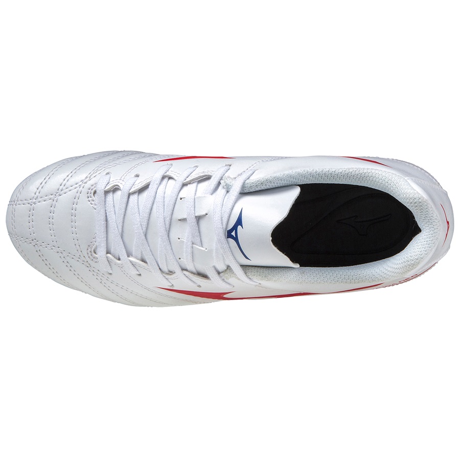 White / Red Women's Mizuno Monarcida II SEL Jr Football Boots | Philippines-491805