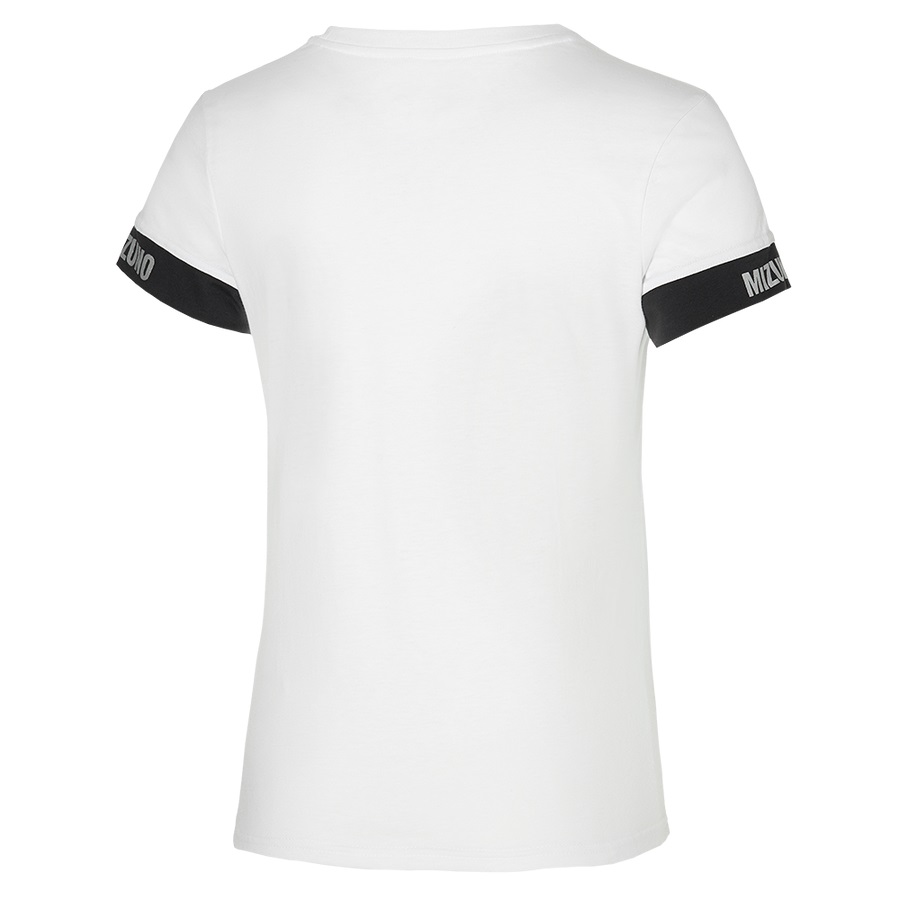 White Women's Mizuno Mizuno Tee | Philippines-910825