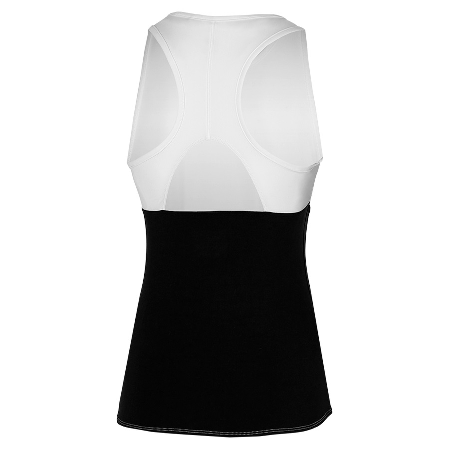 White Women's Mizuno Printed Tank | Philippines-236784