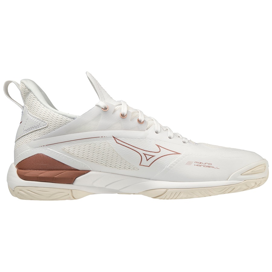 White Women's Mizuno Wave Mirage 4 Handball Shoes | Philippines-723461
