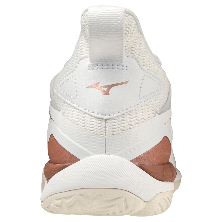 White Women's Mizuno Wave Mirage 4 Handball Shoes | Philippines-723461