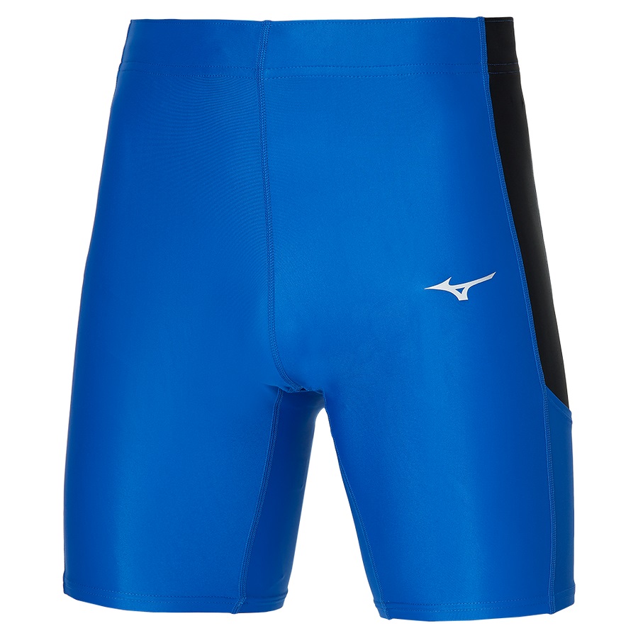 Black Men's Mizuno Core Mid Tights | Philippines-870415