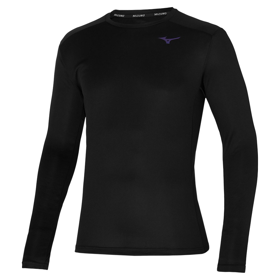 Black Men's Mizuno Inifinity 88 Ls Tee | Philippines-758104
