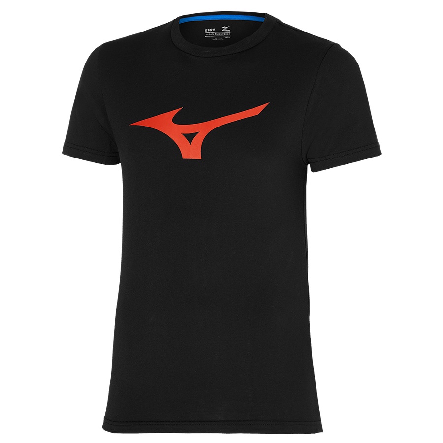 Black Men's Mizuno Rb Logo Tee | Philippines-870462