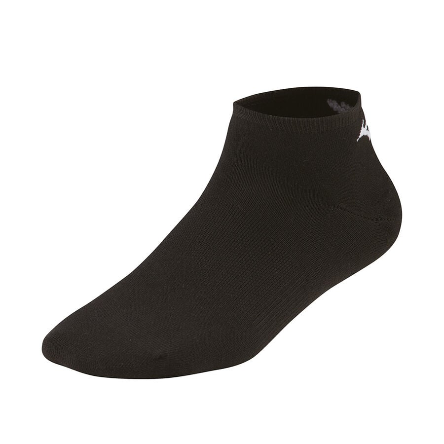 Black Men's Mizuno Training Low Sports Socks | Philippines-731584