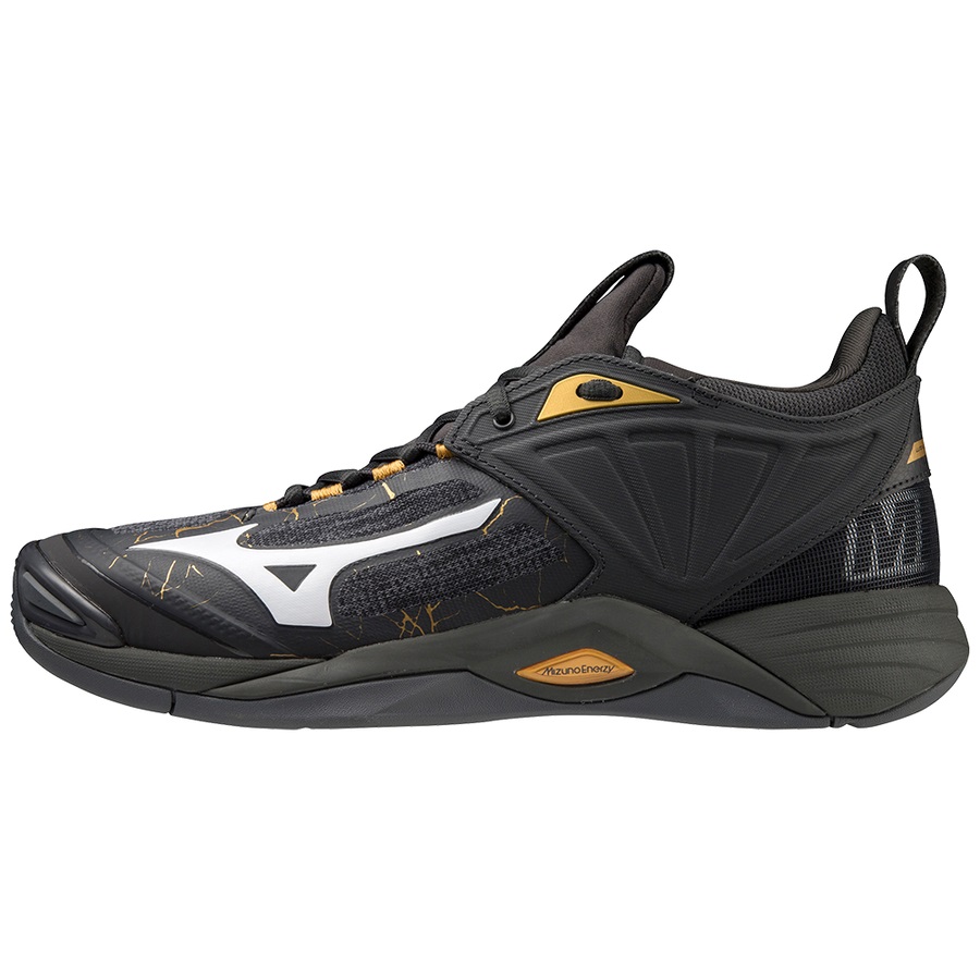 Black Women's Mizuno Wave Momentum 2 Volleyball Shoes | Philippines-576803