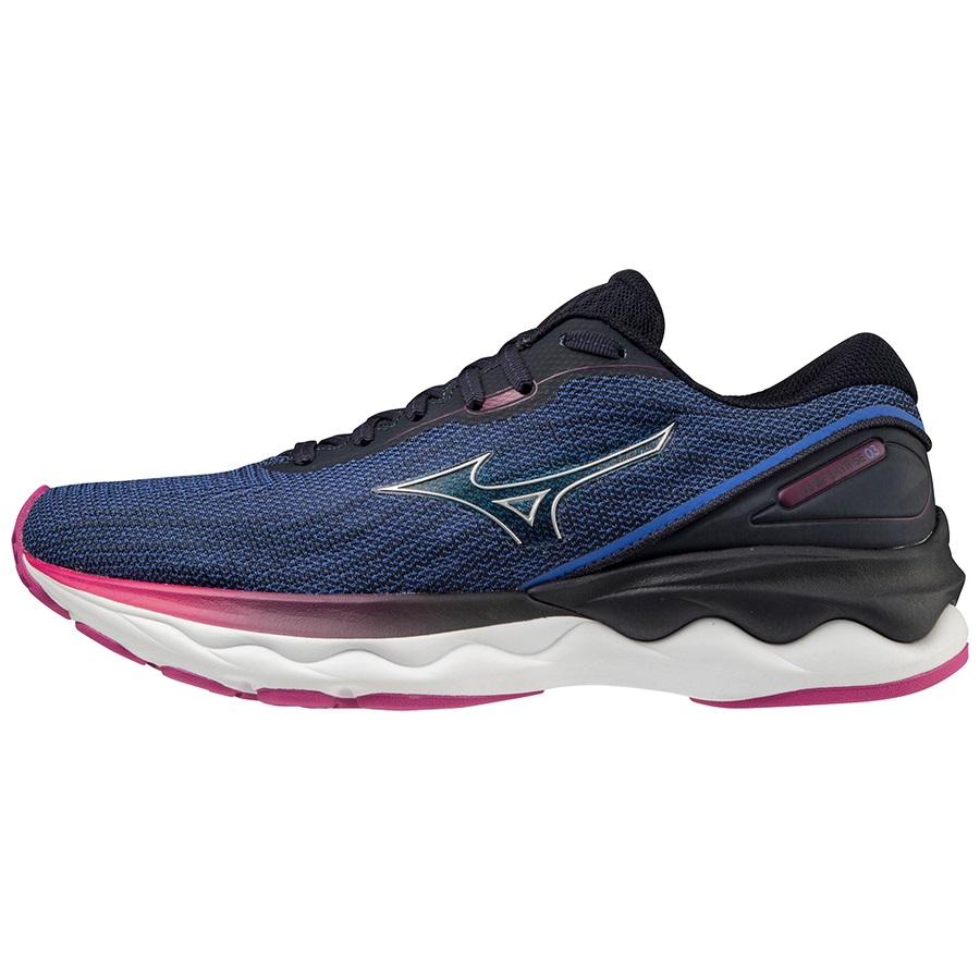 Black Women's Mizuno Wave Skyrise 3 Running Shoes | Philippines-938264