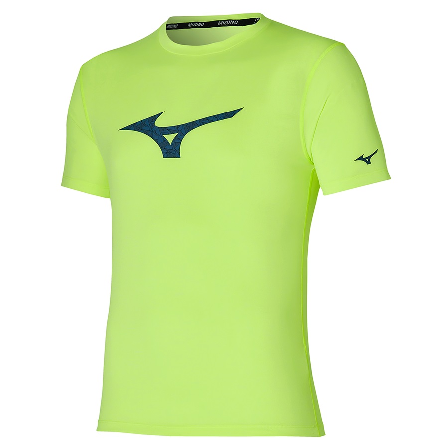 Green Men's Mizuno Core RB Tee | Philippines-924075