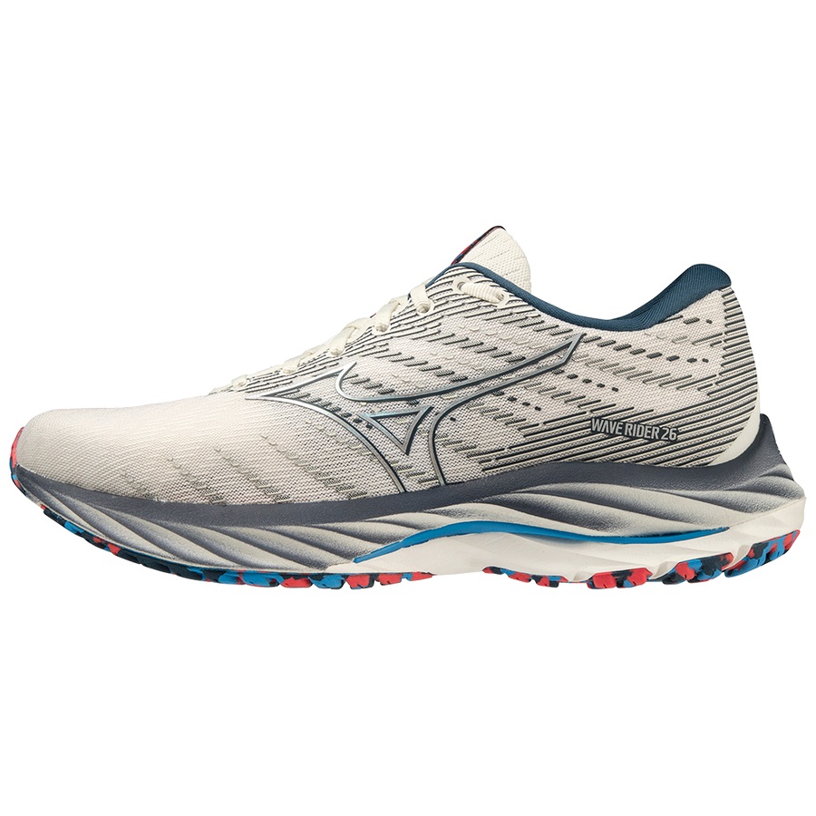 Grey Women's Mizuno Wave Rider 26 Running Shoes | Philippines-023615