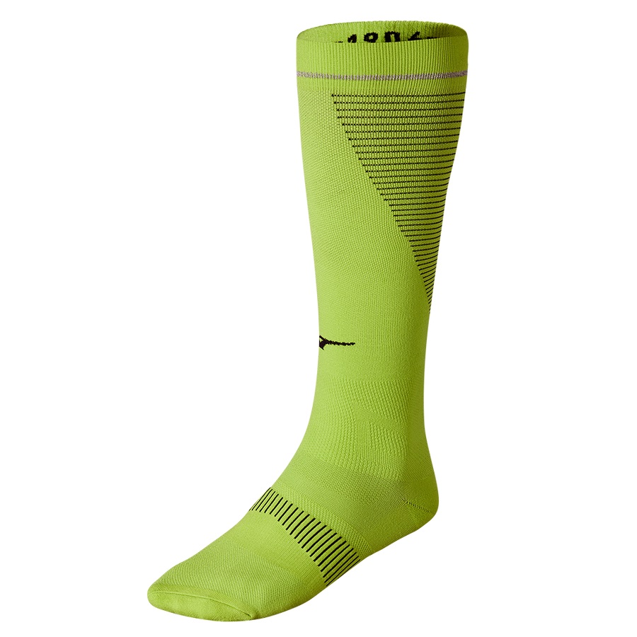 Light Green Green Men's Mizuno Compression Sports Socks | Philippines-730548
