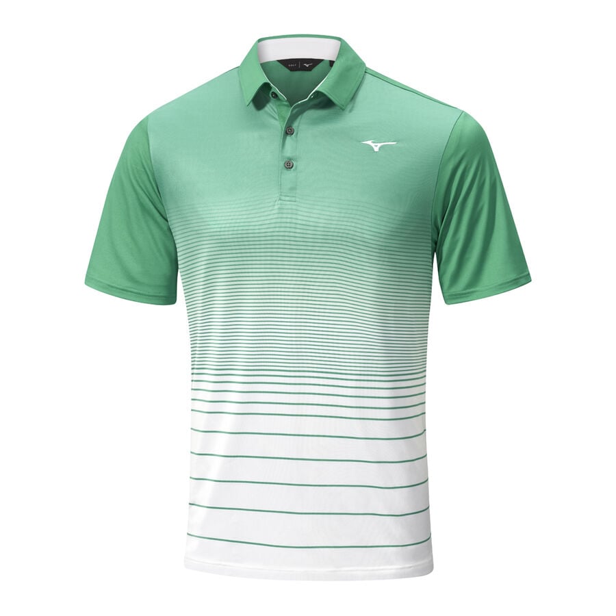 Mint Men's Mizuno Quick Dry Mirage Polo Tops | Philippines-960584