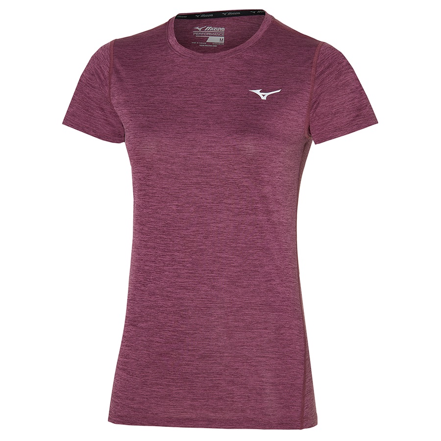Purple Women's Mizuno Impulse Core Tee | Philippines-825130