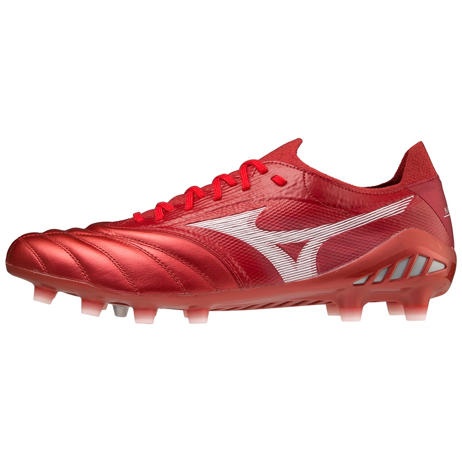 Red Men's Mizuno Morelia Neo III Beta EL Football Boots | Philippines-631428